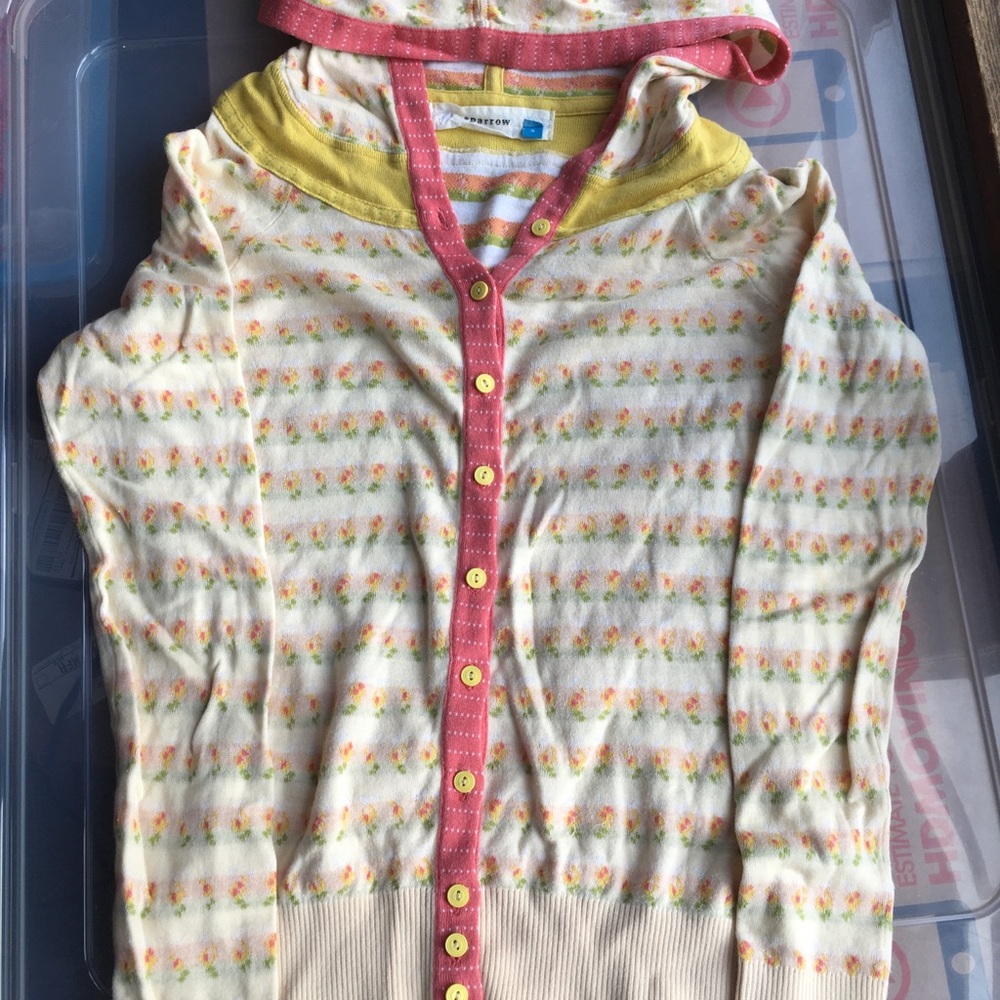 Anthropologie Hooded Cardigan